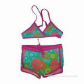 Girls' Bikini with Sun-shape Print, Cute and Fashion, Customized Sizes and Colors Welcomed